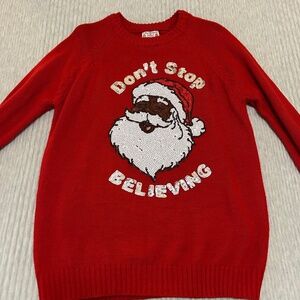 Black Santa Sweater